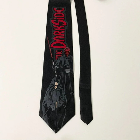 Star Wars Mens Neck Tie The Dark Side Ralph Martin 56 Inch - Picture 14 of 16